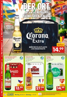 Budweiser im Netto Marken-Discount Prospekt "DER ORT, AN DEM DIE AUSWAHL KEINE GRENZEN KENNT." mit 6 Seiten (Düsseldorf)