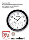 Quarzwanduhr Angebote von manufact bei GLOBUS Hofheim für 5,99 €