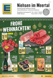 EDEKA Prospekt für Neuss: "Aktuelle Angebote", 16 Seiten, 21.12.2024 - 24.12.2024