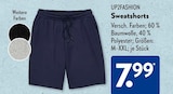Sweatshorts im ALDI SÜD Prospekt Sweatshorts von UP2FASHION im aktuellen ALDI SÜD Prospekt für 7,99 €