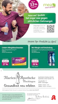 mea - meine apotheke Prospekt Unsere April-Angebote mit 4 Seiten