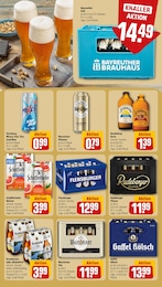 Bier Angebot im aktuellen REWE Prospekt auf Seite 19