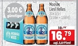 Getränke Quelle WVG Zerbst - Mooser Liesl Helles Angebot im Prospekt Mooser Liesl Helles bei Getränke Quelle WVG im Zerbst Prospekt für 16,79 €