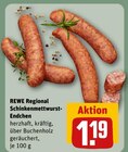 Schinkenmettwurst-Endchen Angebote von REWE Regional bei REWE Kamp-Lintfort für 1,19 €