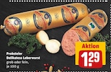 Aktuelle Wurst Angebote bei REWE in Oberhausen Aktuelles Delikatess Leberwurst Angebot bei REWE in Oberhausen ab 1,29 €