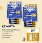 Longlife Power Mignon AA im Angebot bei Marktkauf in Hanau Longlife Power Mignon AA Angebote von VARTA bei Marktkauf Hanau für 6,99 €