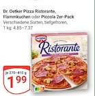 Pizza Ristorante Angebote von Dr. Oetker bei GLOBUS Leipzig für 1,99 €