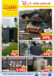 Gartenhaus im aktuellen Netto Marken-Discount Prospekt (Duisburg) Gartenhaus im Netto Marken-Discount Prospekt "Aktuelle Angebote" mit 72 Seiten (Duisburg)
