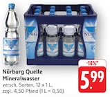 Mineralwasser im Angebot bei EDEKA in Kaiserslautern Mineralwasser Angebote von Nürburg Quelle bei EDEKA Kaiserslautern für 5,99 €