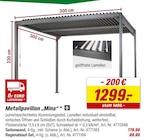 Metallpavillon „Mina“ im toom Baumarkt Prospekt Metallpavillon „Mina“ von im aktuellen toom Baumarkt Prospekt für 1.299,00 €