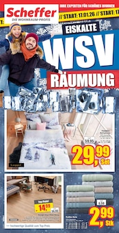 Aktueller Christian Scheffer Heimtex-Fachmarkt e.K. Prospekt (Minden, 10 Seiten zum blättern Christian Scheffer Heimtex-Fachmarkt e.K. Prospekt EISKALTE WSV RÄUMUNG. mit 10 Seiten