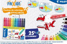 Carrefour Suresnes - Feutres de coloriage effaçables Promo Feutres de coloriage effaçables dans le catalogue Carrefour "Le meilleur de la rentrée à prix imbattable" à Suresnes