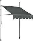 Klemmmarkise Anthrazit/Grau/Weiß bei BayWa Bau- und Gartenmärkte im Prospekt "" für 59,99 €