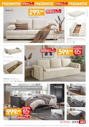 Sofa im XXXLutz Möbelhäuser Prospekt WOHNEN-PREISHITS! auf S. 11