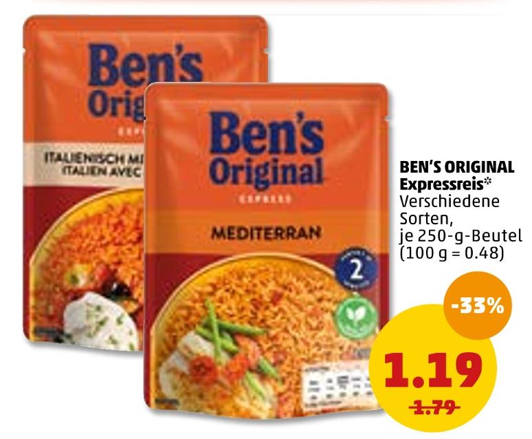Penny-Markt Mühlhausen - Expressreis Expressreis Angebot bei Penny-Markt Mühlhausen im Prospekt Top Angebote