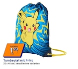 Turnbeutel mit Print im Angebot bei Action in Wilhelmshaven Turnbeutel mit Print Angebote bei Action Wilhelmshaven für 1,99 €
