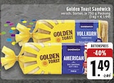 Sandwich Angebote von Golden Toast bei EDEKA Rheine für 1,49 €