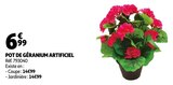 POT DE GÉRANIUM ARTIFICIEL  dans le catalogue Auchan Hypermarché