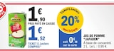 Jus de pomme - Jafaden - E.Leclerc Jus de pomme - Jafaden à 1,52 € dans le catalogue E.Leclerc