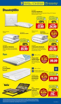 Kopfkissen im aktuellen Lidl Prospekt (Moers) Kopfkissen im Lidl Prospekt "LIDL LOHNT SICH" mit 66 Seiten (Moers)