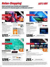 OLED Fernseher Angebote im Prospekt "Relax-Shopping" von MediaMarkt Saturn auf Seite 6