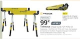 Tréteaux charge lourde 1,2T Profor x2 - PROFOR en promo chez Espace Emeraude Quimper à 99,00 €