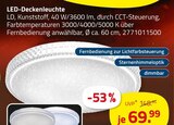 LED-Deckenleuchte Angebote von LED bei ROLLER Wiesbaden für 69,99 €