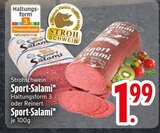 Sport-Salami Haltungform 3 Angebote von Strohschwein bei EDEKA Heidenheim für 1,99 €