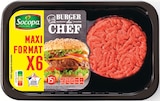 Intermarché Express Senlis - Promo 6 burgers du chef nature 15% mg : préparation de viande bovine hachée (75%) et de fibres végétales Promo 6 burgers du chef nature 15% mg : préparation de viande bovine hachée (75%) et de fibres végétales à 8,80 € dans le catalogue Intermarché Express à Senlis
