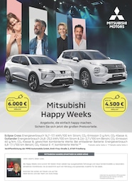 Mitsubishi Prospekt für Erftstadt: "Mitsubishi Happy Weeks", 1 Seite, 16.03.2026 - 12.04.2026