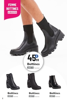 Prospectus La Halle en cours, "FEMME BOOTS ET BOTTINES", page 2 sur 4