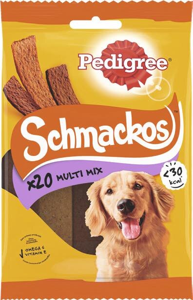Schmackos Récompenses multi mix saveurs pour chien