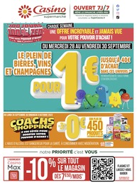 Catalogue Casino Supermarchés à Épinal, avec 80 pages Prospectus Casino Supermarchés à Épinal, "100 jours 100% zen", 80 pages, 26/09/2022 - 09/10/2022