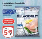 Alaska Seelachsfilet im Angebot bei GLOBUS in Altenburg Alaska Seelachsfilet Angebote von Icewind bei GLOBUS Altenburg für 5,49 €