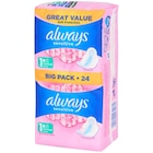 Serviette hygiénique Always Sensitive - Always en promo chez Action Serviette hygiénique Always Sensitive - Always dans le catalogue Action