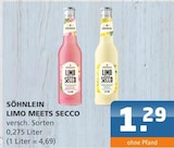 Getränke Lehmann - Getränke A-Z - Limo Meets Secco Angebot im Prospekt Limo Meets Secco bei Getränke Lehmann - Getränke A-Z im Prospekt "" für 1,29 €