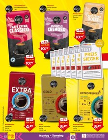 Kaffee im aktuellen Netto Marken-Discount Prospekt (Augsburg) Kaffee im Netto Marken-Discount Prospekt "Aktuelle Angebote" mit 71 Seiten (Augsburg)