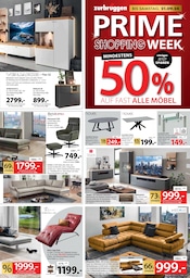 Aktueller Zurbrüggen Prospekt mit Relaxsessel, "PRIME SHOPPING WEEK", Seite 5