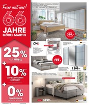 Aktueller Möbel Martin Prospekt mit Schlafzimmer, "66 JAHRE MÖBEL MARTIN", Seite 8