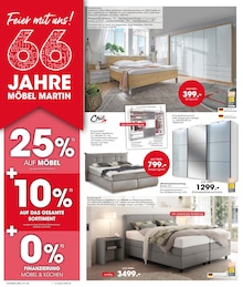 Schlafzimmer Angebot im aktuellen Möbel Martin Prospekt auf Seite 8