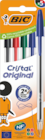 LOT DE 5 STYLOS BILLE CRISTAL BIC - BIC en promo chez Auchan Supermarché Rillieux-la-Pape à 1,69 €
