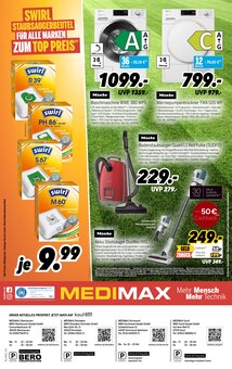 Waschmaschine im MEDIMAX Prospekt "TEAM PERFORMANCE: VOLLTREFFER FÜR DEIN ZUHAUSE" mit 8 Seiten (Duisburg)