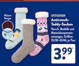Antirutsch-Teddy-Socken von UP2FASHION im aktuellen ALDI SÜD Prospekt für 3,99 €