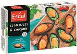 12 moules à croquer surgelées ail et persil - tomate et basilic - Escal en promo chez Intermarché Super Colmar à 5,24 €