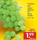 Trauben hell kernlos Angebote bei Netto Marken-Discount Potsdam für 1,99 €