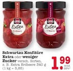 Konfitüre Extra oder weniger Zucker Angebote von Schwartau bei E center Baden-Baden für 1,99 €