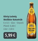Weißbier Naturtrüb im Angebot bei Getränke Ellerkamp in Ibbenbüren Weißbier Naturtrüb Angebote von König Ludwig bei Getränke Ellerkamp Ibbenbüren für 5,99 €