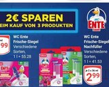 Frische-Siegel Angebote von WC Ente bei GLOBUS Gera für 1,99 €