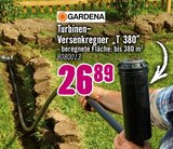 Turbinen-Versenkreregner „T 380“ von Gardena für 26,89 € bei Hornbach im Angebot Turbinen-Versenkreregner „T 380“ von Gardena im aktuellen Hornbach Prospekt