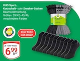 Sport-, Kurzschaft- oder Sneaker-Socken im Angebot bei GLOBUS in Willich Sport-, Kurzschaft- oder Sneaker-Socken Angebote von OHO bei GLOBUS Willich für 6,99 €
